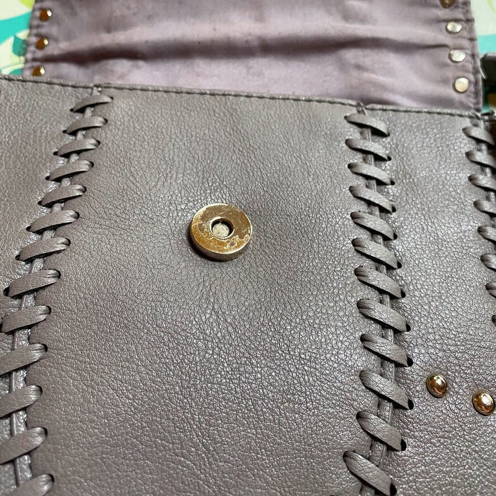Under One Sky Studded Crossbody Bag - Gray - Picture 4 of 9